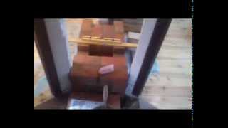 Кладка печи и замачивание кирпича/Laying brick oven and steeping