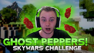 THE GHOST CHILI PEPPER CHALLENGE ( Hypixel Skywars )