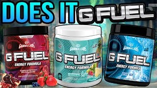 DOES IT G-FUEL? -TROPICAL RAIN & FAZE BERRY & BLUE ICE! - MIXING G-FUEL!!
