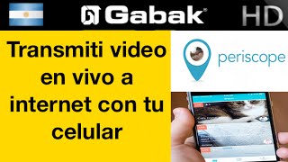 Como transmitir en video en vivo con periscope