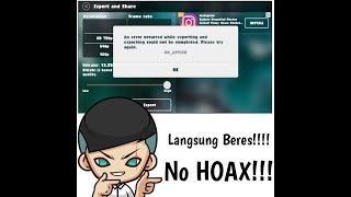 Cara mengatasi KINE MASTER gagal mengEksport video, NO ACTION! atau ERROR!