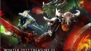 DOTA 2 - Winter Battle Pass 2017 TREASURE III (UNBOXING & REVIEW)