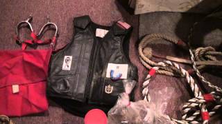 showing my bull riding gear
