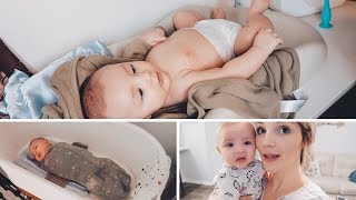 REALISTIC 2 MONTH OLD ALL NIGHT ROUTINE | SOLO MOM