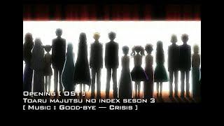 To Aru Majutsu No Index 3 (III) Offical Opening