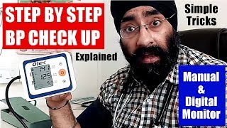 Rx BP #19 - Wrong & Correct way of Blood pressure measurement | by Manual & Digital | Dr.EDUCATION