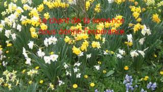 Poème "Avril" - Poem "April" - Poema "Abril"