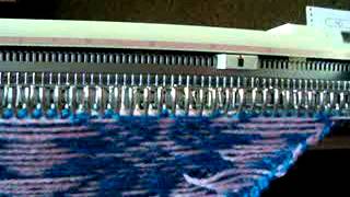 Тест вязальной машины Knitmaster (Silver Reed) SK 580 SRP60n