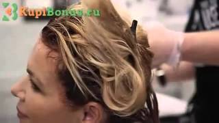 Демонстрация результатов окрашивания волос косметикой Napura. Трихоскоп Aramo Sg.