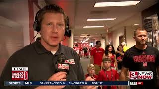 Scott Frost on Nebraska football Fan Day