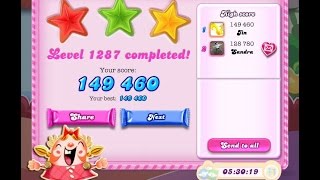 Candy Crush Saga Level 1287    ★★★   NO BOOSTER