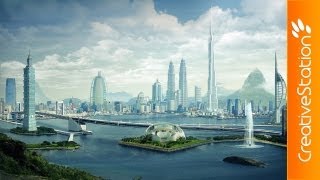 Metropolis - Speed art ( #Photoshop CC ) | CreativeStation