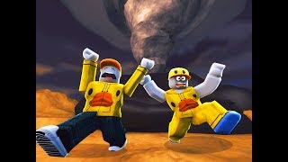 RUN FROM THE TORNADO! (Roblox Disaster Dome Funny Moments)