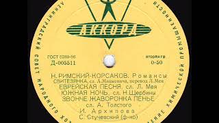 Ирина Архипова - Романсы Н. Римского-Корсакова (сторона 2)