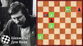 Шахматы. ГЕРОИЧЕСКИЙ КОРОЛЬ в этюде Михаила Зинара!