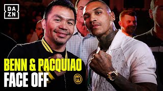 Conor Benn & Manny Pacquiao Face Off In Riyadh