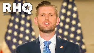 Eric Trump FREAKS OUT On Stage During Flag Rant