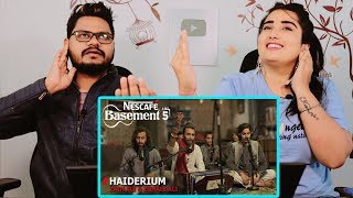 Indian Reaction On HAIDERIUM ¦ Zain Ali & Zohaib Ali ¦ NESCAFÉ Basement Season 5 - 2019