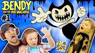 EVIL MICKEY MOUSE!??! BENDY & THE INK MACHINE: Chapter 1 ? FGTEEV 2 Scary Kids Gameplay Jump Scares