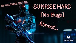 WARFACE - SUNRISE [HARD] Playing before Mars Update!!