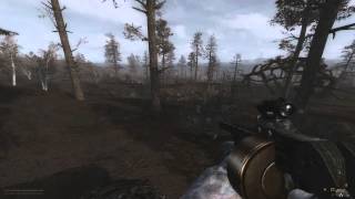 STALKER Call of Pripyat - Misery 2.0 Mod: First Dangerous Mutant Encounter