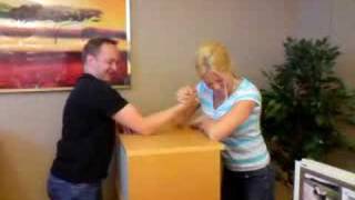 Mixed Armwrestling battle of the sexes