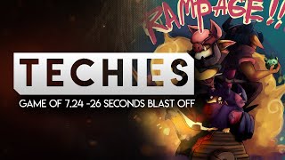 FIRST TECHIES GAME OF 7.24 -26 SECONDS BLAST OFF. Pipe/Greaves new meta?