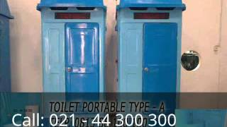PORTABEL TOILET FIBERGLASS, FLEXIBLE TOILET FRP, PORTABLE TOILET FIBREGLASS, WC SEMENTARA