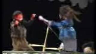 wayang golek : Cepot VS Buta