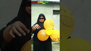 PECAHIN BALON TANPA EKSPRESI #shorts #shortvideo #ballon #balloon #ballons #balloons #youtubeshorts