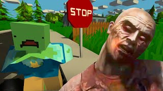 When Minecraft Meets DayZ (Unturned)