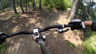 Алушта, АЙ-Йори трейл на горном велосипеде. Ai-Yory trail, Crimea, Alushta, Mountain bike, DH