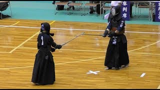 2019年【 - 準決勝 - 福大大濠 vs 敬徳 - 】大麻旗争奪剣道大会 - high level kendo