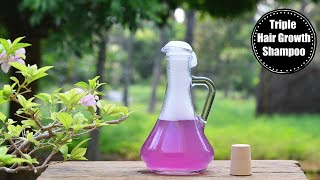 Miracle "COLOUR CHANGING" Triple Hair Growth Shampoo | Treats Hair Fall, Dandruff & Product Build Up