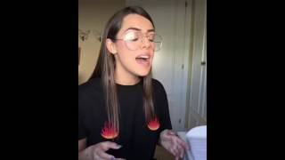 Hermosa Chica Cantando Felices los 4 Cover De MALUMA