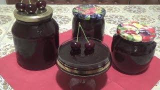 Вкуснейший вишневый джем  Быстро и просто