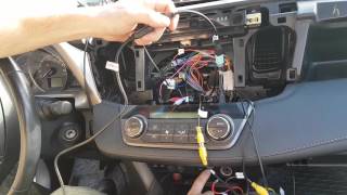 замена штатной магнитолы на rav4 на redpower 31017