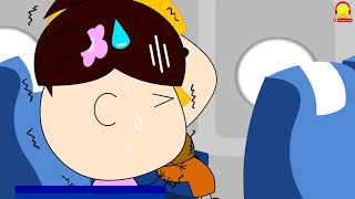 เป็ดกวนตอน ขี้แตกบนเครื่องบิน | การ์ตูนตลก indysong kids