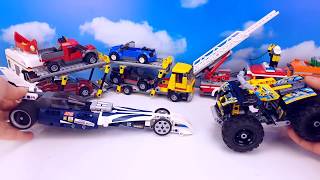 Гоночная машина и Квадроцикл с инерционным механизмом. Lego TECHNIC. Распаковка игрушек