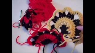 Freeform Cropped Topper - Part 5: Fan Motif - Red Heart Yarn Pattern