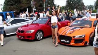 CLUBFEST 2017. Автозвук, красивые девушки и автомобили. Жжение резины