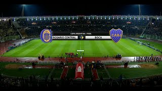 Fútbol en vivo. Boca - Rosario Central. Final Copa Argentina 2015. FPT