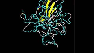 MD simulation of free cPKA-Acrylodan unfolding at 500K, MD duration 10 ns.