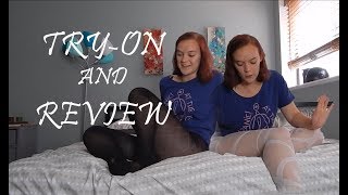 Try on and review of Adrian patterned tights
