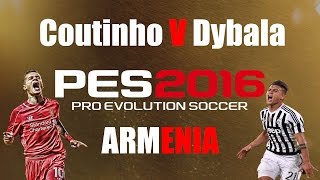 Coutinho V Dybala PES2016 Training