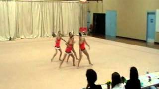 Evergreen Rhythmics Intermediate Group Floor routine