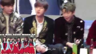 161202 BTS(방탄소년단) reaction to GFRIEND(여자친구) - Best Dance Performance Female @MAMA