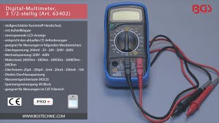 Digital-Multimeter, 3 1/2-stellig (Art. 63402)