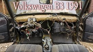 ТаймЛапс Сборка печки  Volkswagen B3 1991
