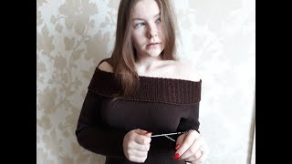 Платье спицами (машинное вязание). Часть 1. Обзор. Расчеты.